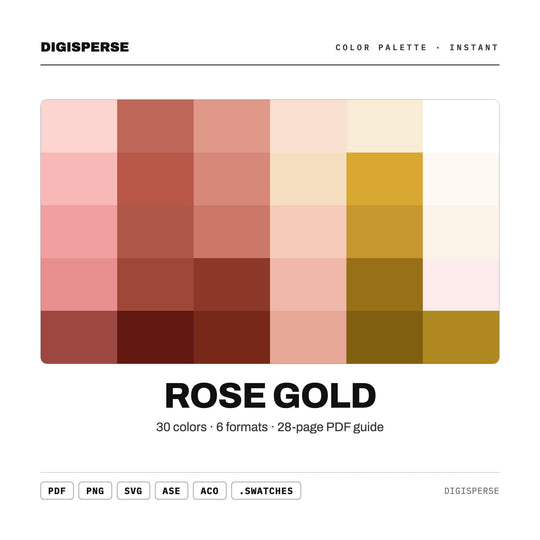 Rose Gold color palette — main preview