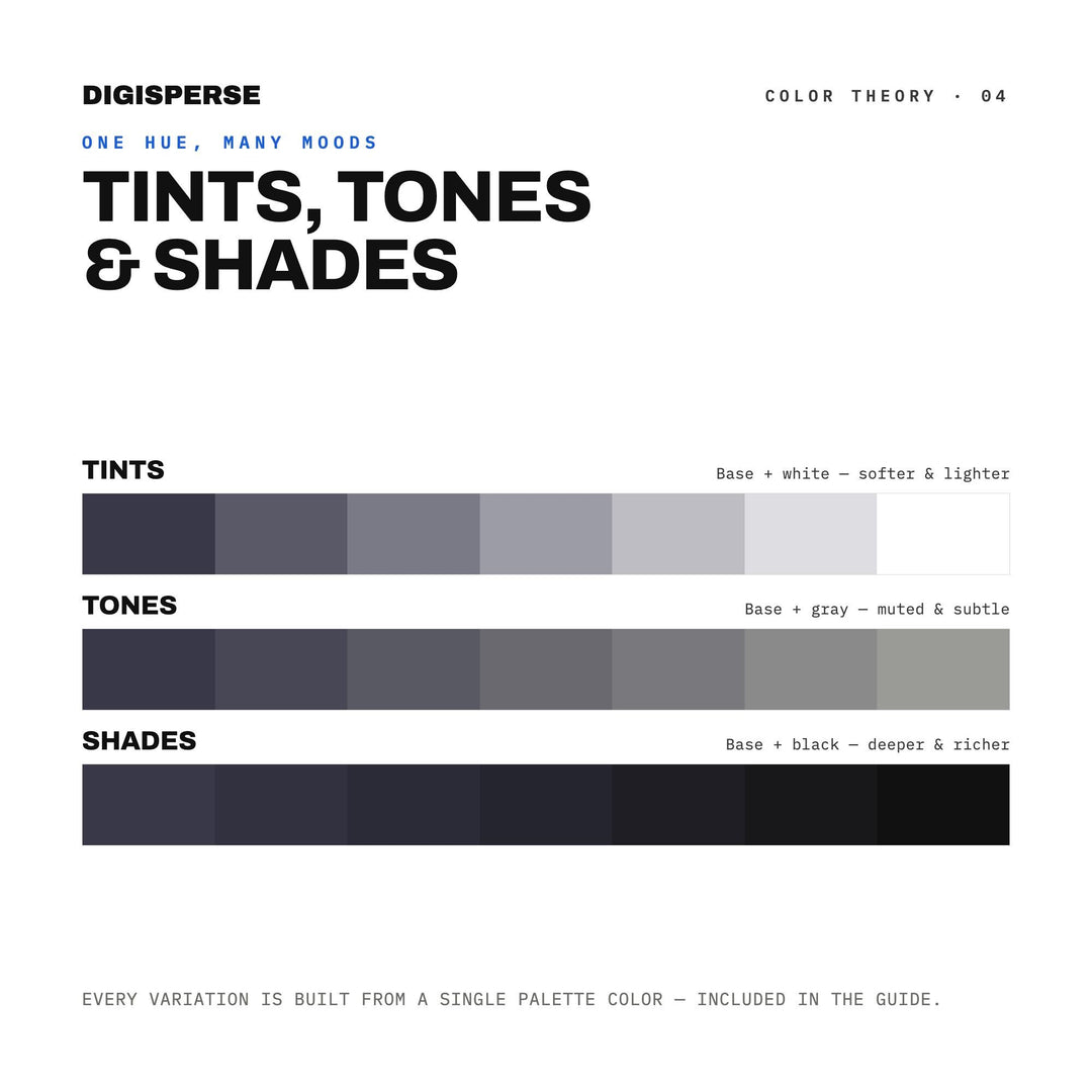 Silver Mirror Color Palette | 30 Colors | Hex RGB CMYK | Color Guide | Procreate Swatches + ASE | Digital Download