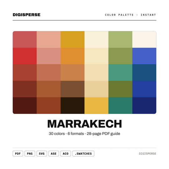 Marrakech color palette — main preview