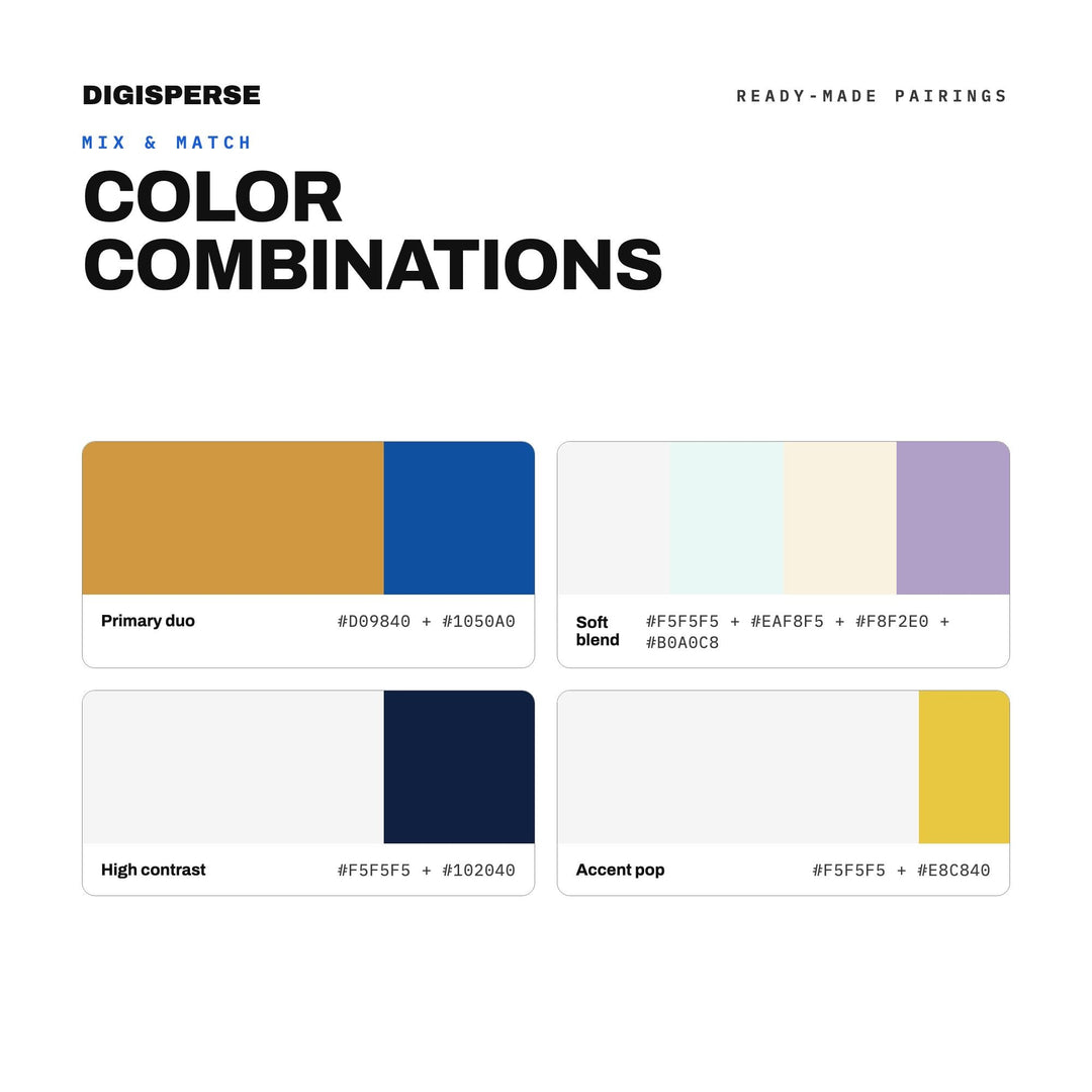 Mediterranean Color Palette | 30 Hex RGB CMYK Swatches (Digital Download)