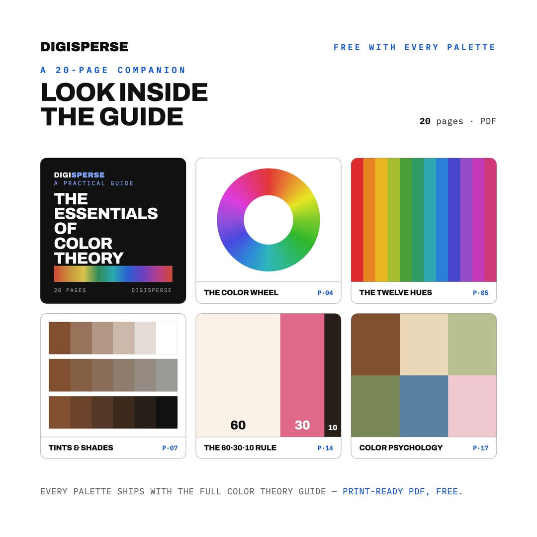 Savannah Georgia Color Palette | 30 Procreate Swatches, HEX, RGB, CMYK (Digital Download)