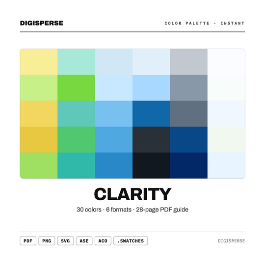 Clarity color palette — main preview