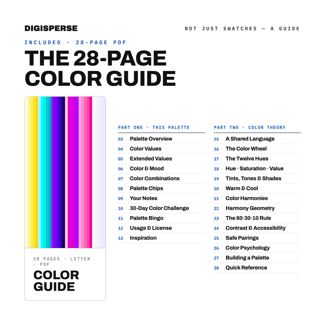 Vibrant Ecstatic Color Palette for Joyful Rave Art and Uplifting Branding, 30 Euphoric Bliss Hues, Procreate Swatches, Hex Codes