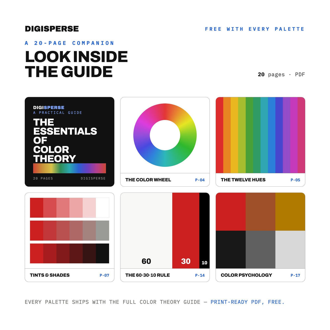 Heavy Metal Color Palette | 30 Colors | Hex RGB CMYK | Color Guide | Procreate Swatches + ASE | Digital Download