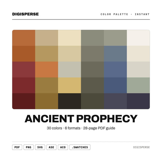 Ancient Prophecy color palette — main preview