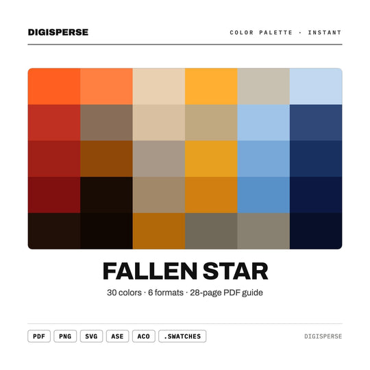 Fallen Star color palette — main preview