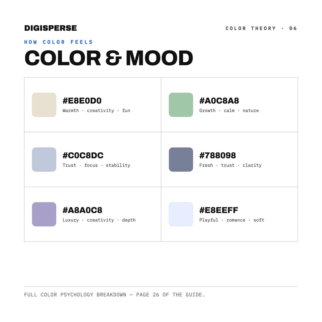 Ghost Light Color Palette | 30 Colors | Hex RGB CMYK | Color Guide | Procreate Swatches + ASE | Digital Download