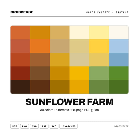 Sunflower Farm color palette — main preview