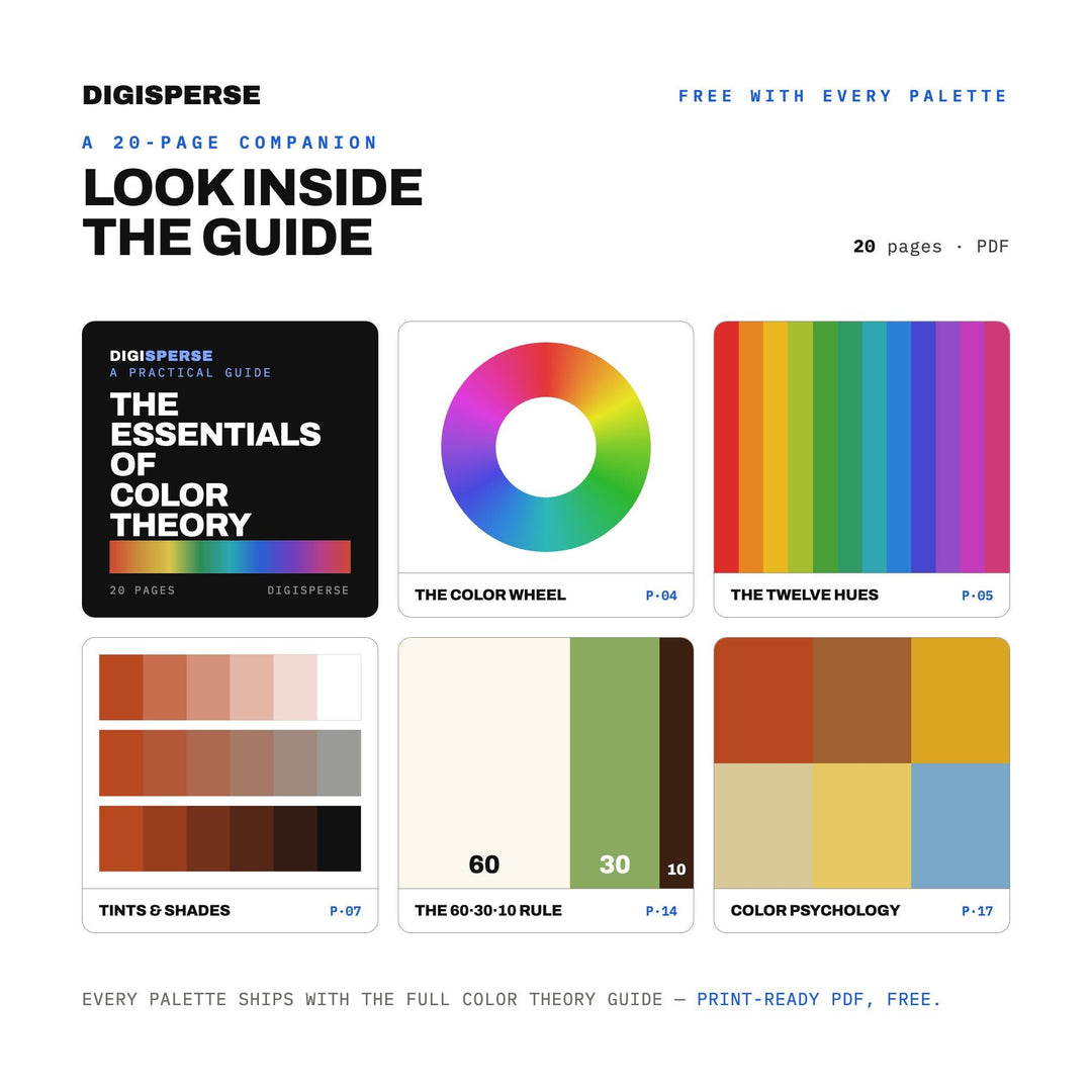 Sunflower Farm Color Palette | 30 Colors | Hex RGB CMYK | Procreate Swatches + ASE | Digital Download