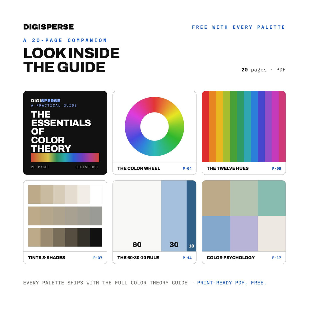 January Reset Color Palette | 30 Colors | Hex RGB CMYK | Procreate Swatches + ASE | Digital Download