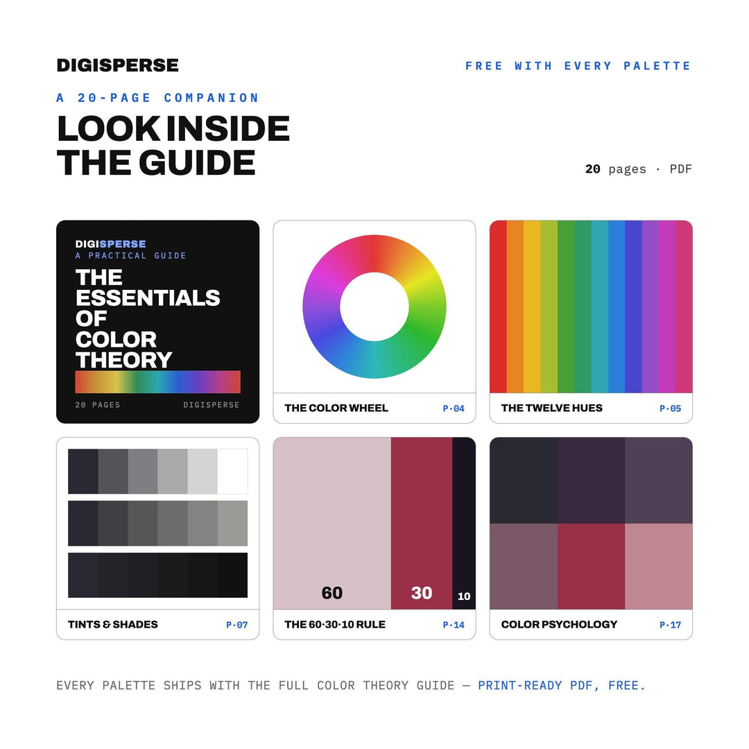 Dark Coquette Color Palette | 30 Colors | Hex RGB CMYK | Procreate Swatches + ASE | Digital Download