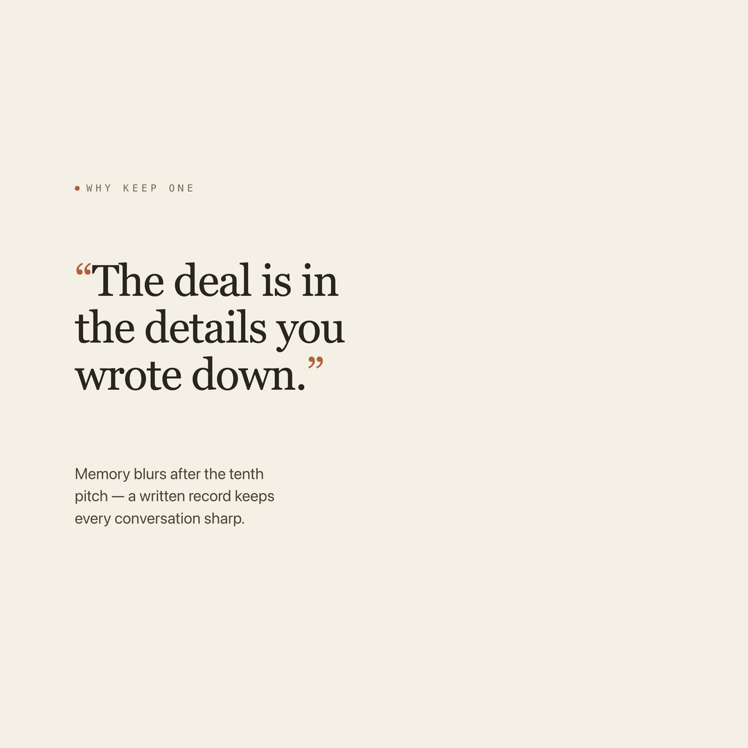 Investor Meeting printable planner insert — preview image 18 of 20