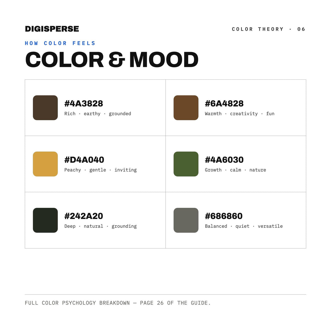 Ironwood Forest Color Palette | 30 Colors | Hex RGB CMYK | Color Guide | Procreate Swatches + ASE | Digital Download