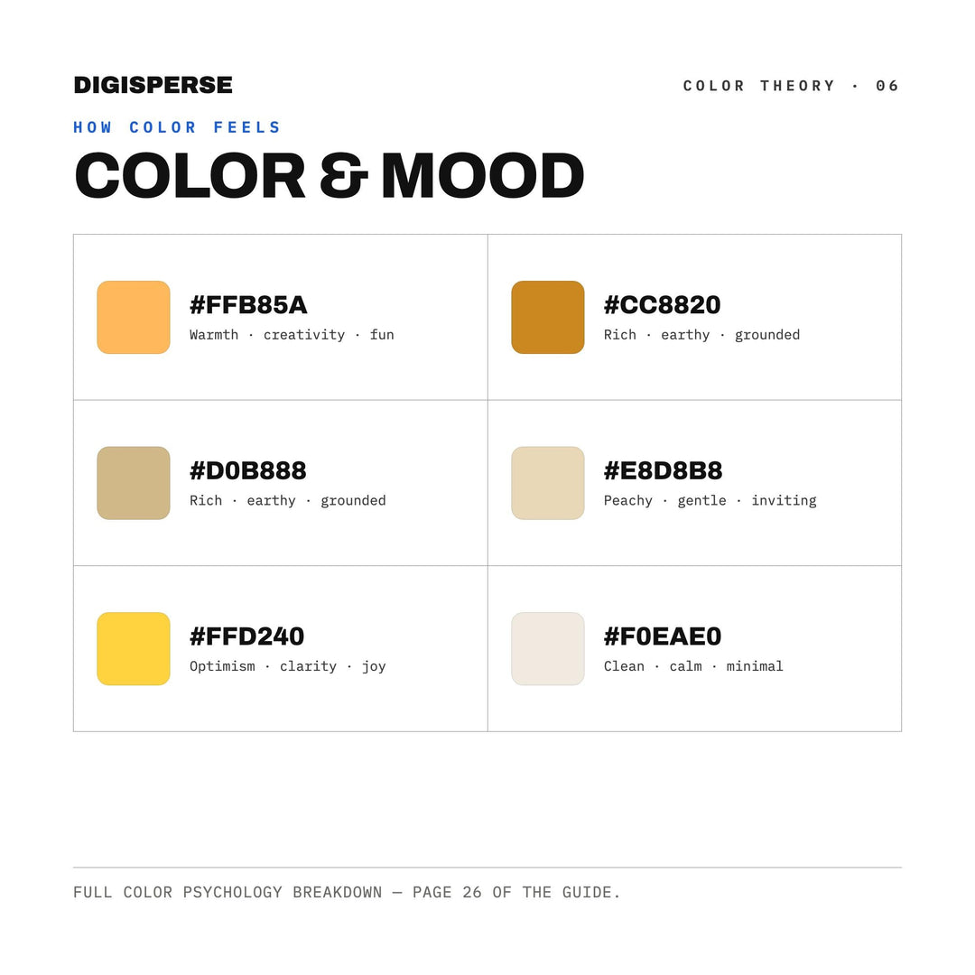 Gilded Horizon Color Palette | 30 Colors | Hex RGB CMYK | Color Guide | Procreate Swatches + ASE | Digital Download