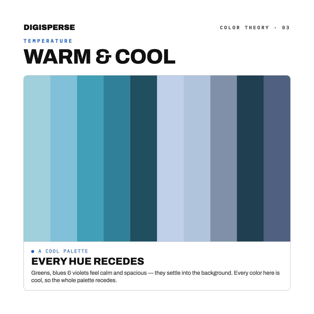 Calm Tech Color Palette for UI UX Design and Modern App Branding, 30 Ambient Interface Hues, Procreate Swatches, Hex Codes