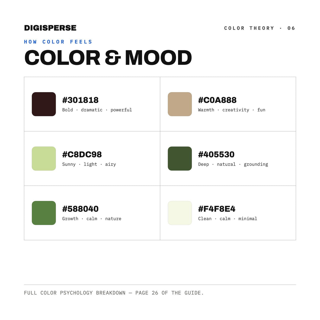 Matcha Ceremony Color Palette | 30 Rich Hues, HEX, RGB, CMYK (Digital Download)