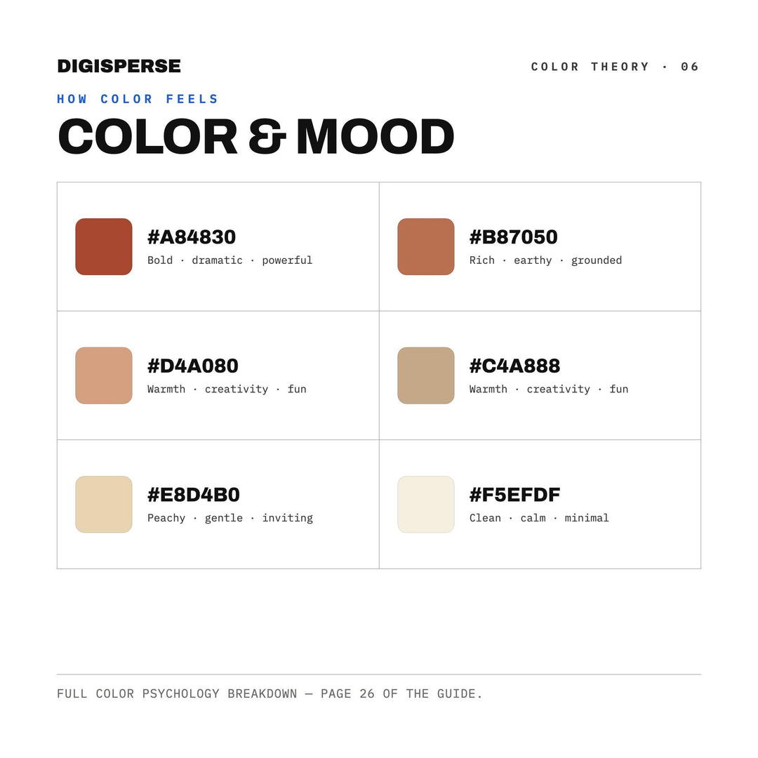Linen Terracotta Color Palette | 30 Procreate Swatches, ASE (Digital Download)