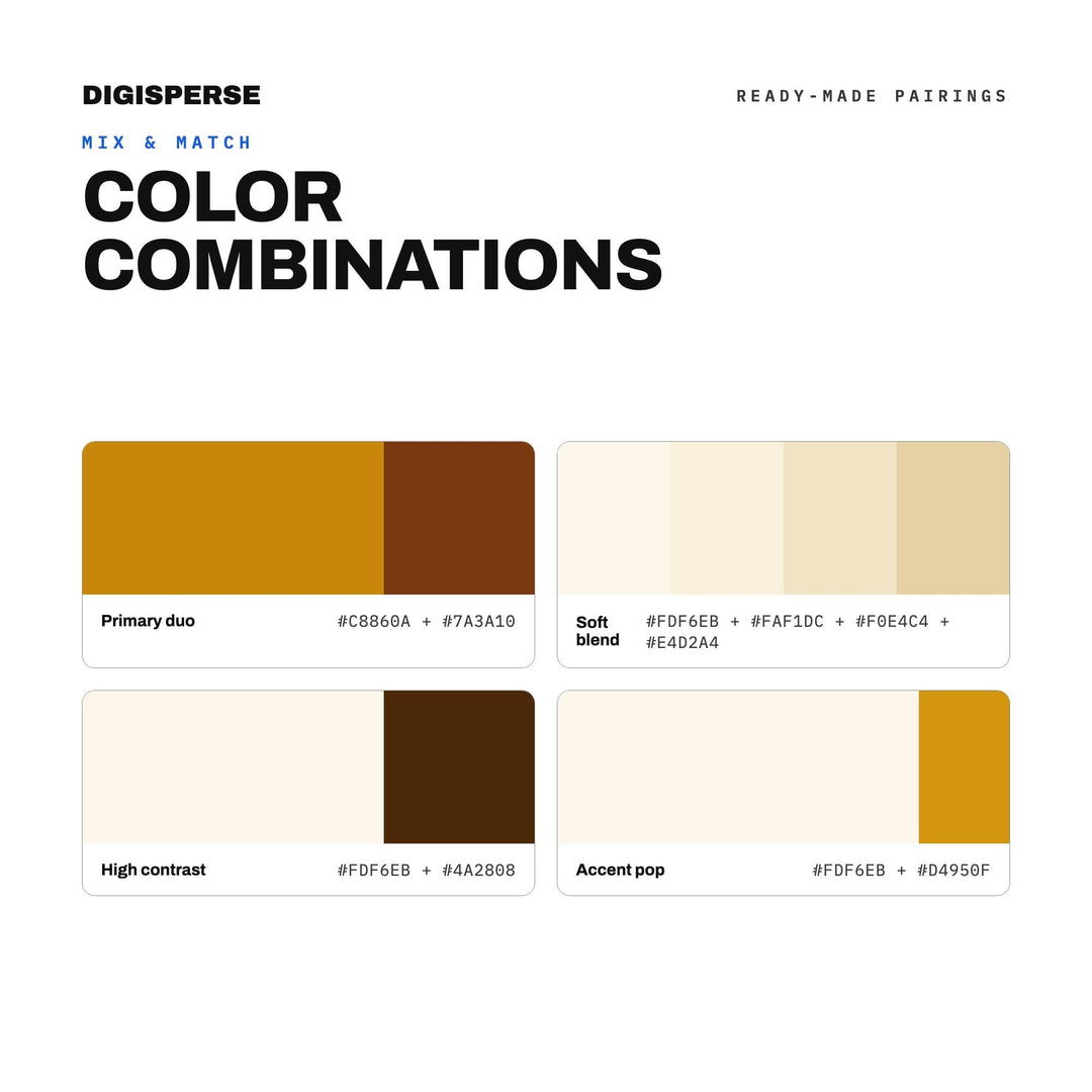 Warm Neutral Color Palette for Artisan Bakery Art and Cozy Kitchen Branding, 30 Sourdough Honey Hues, Procreate Swatches