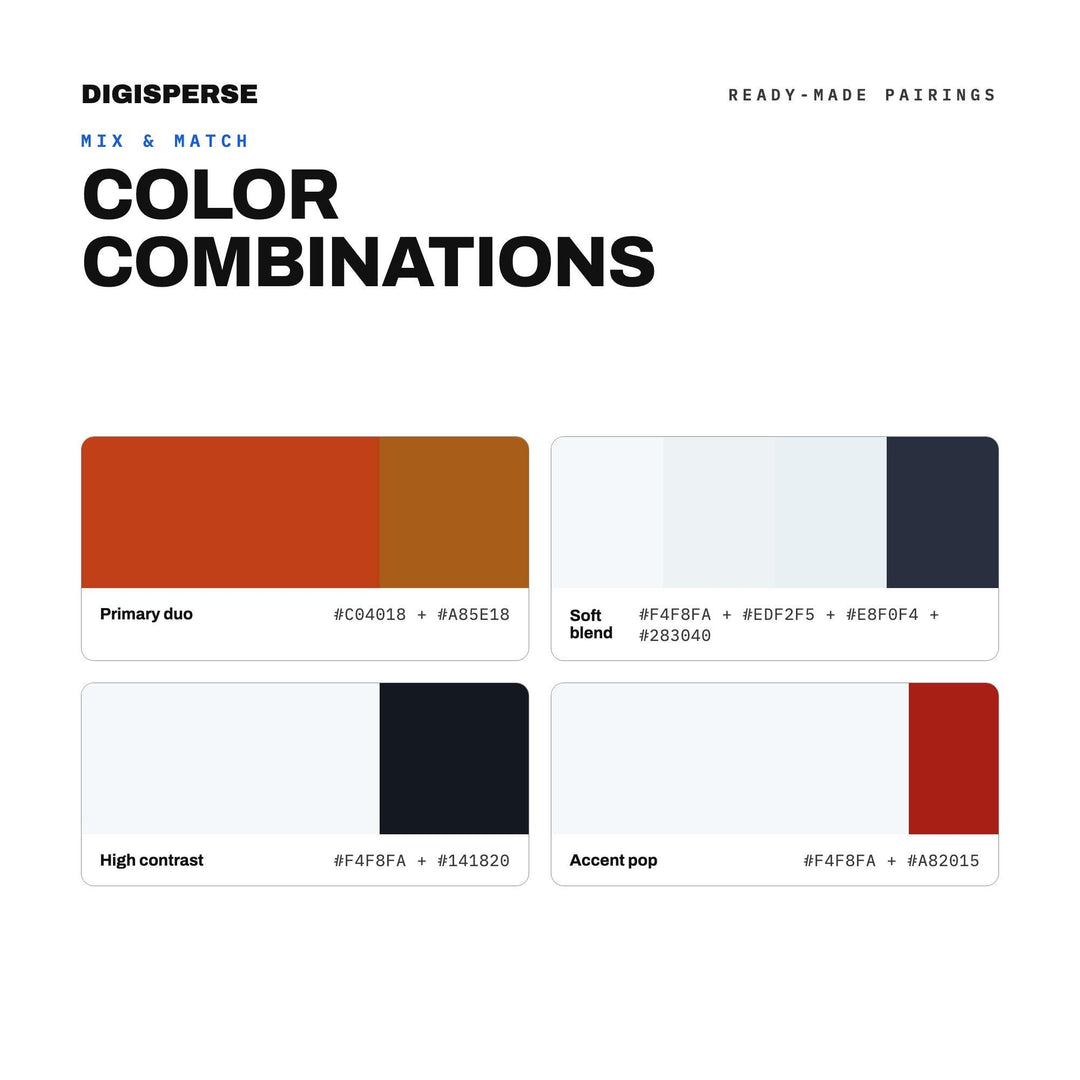 Negroni Night Color Palette | 30 Colors | Hex RGB CMYK | Procreate Swatches + ASE | Digital Download