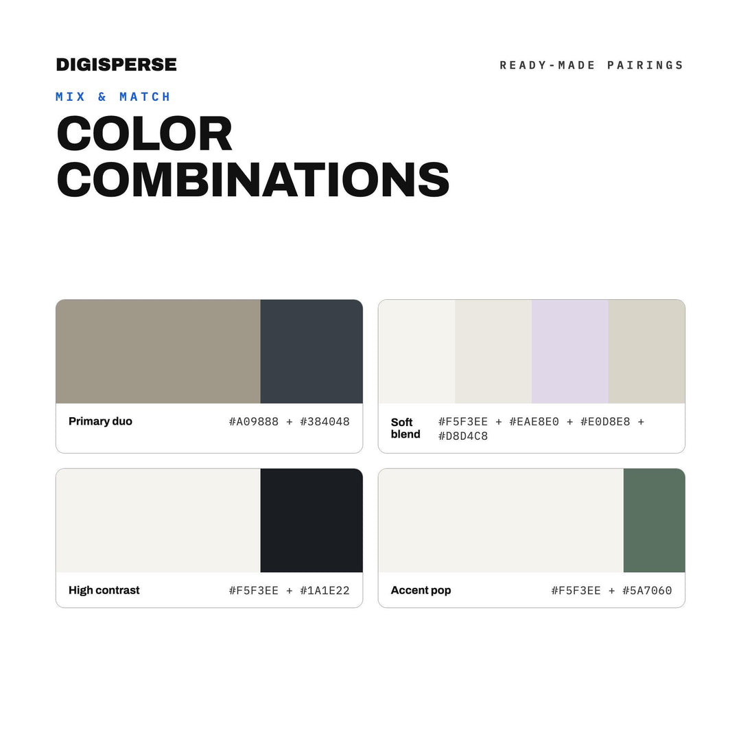 Muted Grey Color Palette for Autumn Fog Art and Moody Halloween Branding, 30 October Mist Hues, Procreate Swatches