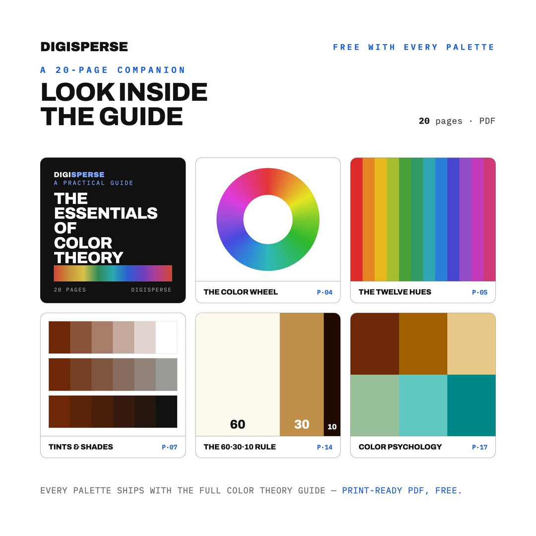 Indigenous Peoples Day Color Palette | 30 Earth Tones (Digital Download)
