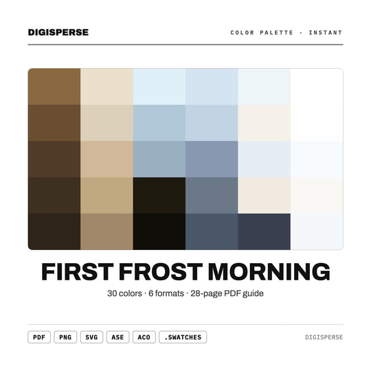 First Frost Morning color palette — main preview