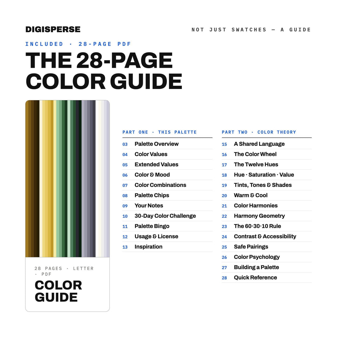 Silver Gold Christmas Color Palette | 30 Procreate Swatches, ASE (Digital Download)