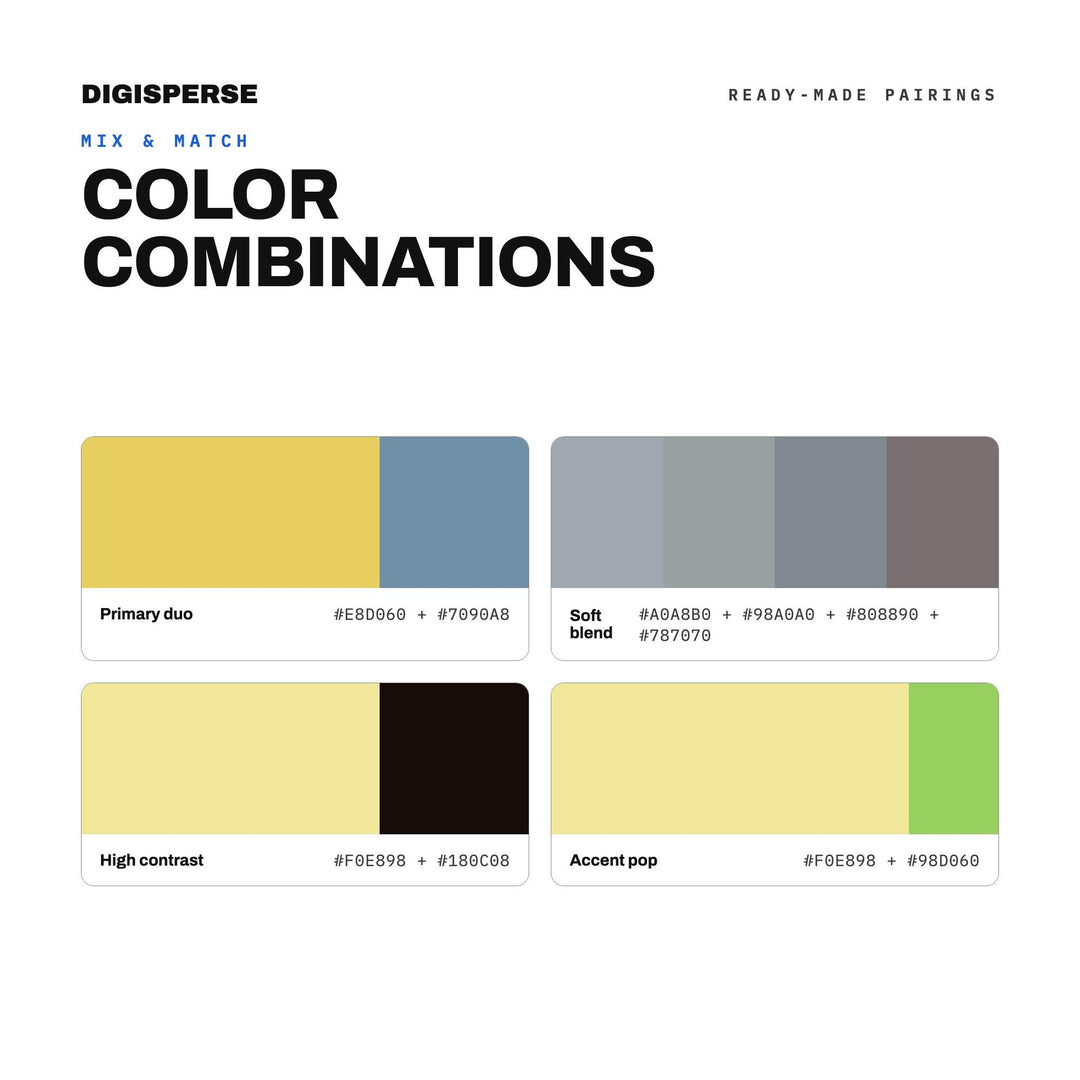 Regrowth Color Palette | 30 Colors | Hex RGB CMYK | Procreate Swatches + ASE | Digital Download