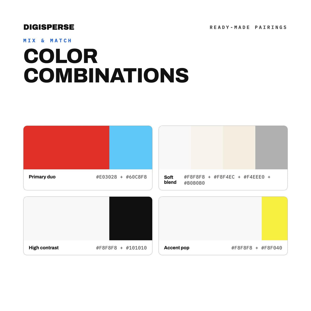 Sketchbook Margin Doodles Color Palette | 30 Colors | Hex RGB CMYK | Procreate Swatches + ASE | Digital Download