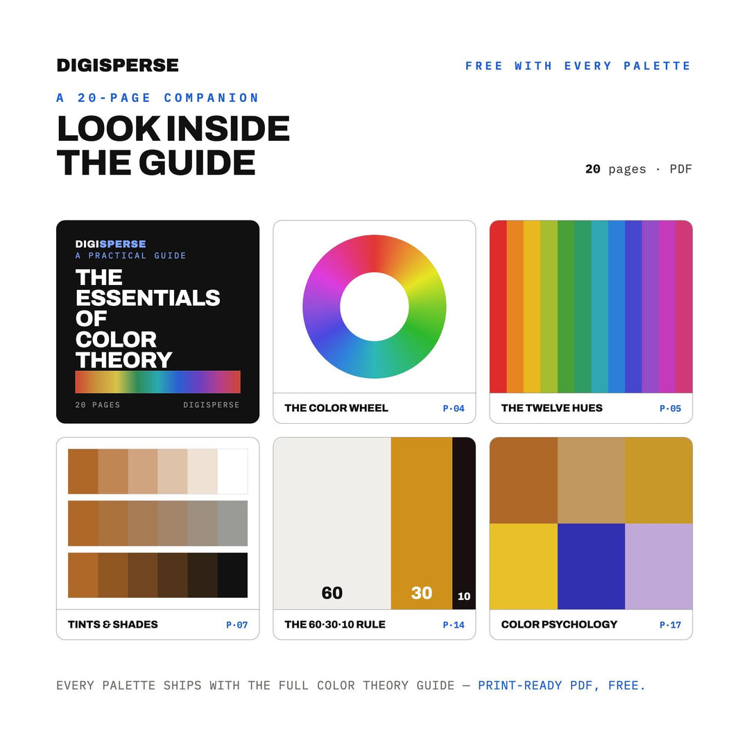 Sound Bath Ceremony Color Palette | 30 Curated Colors (Digital Download)