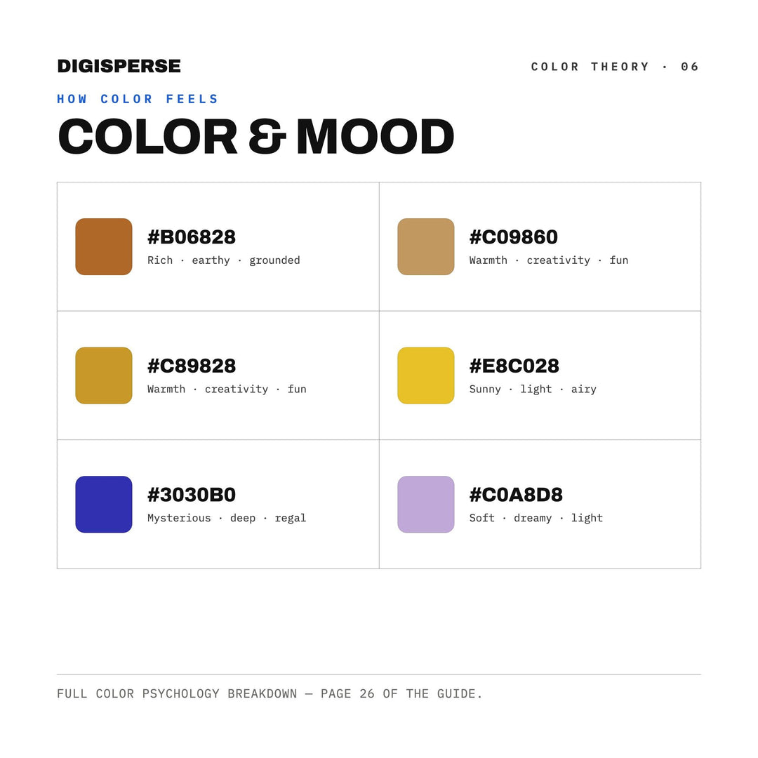 Sound Bath Ceremony Color Palette | 30 Curated Colors (Digital Download)