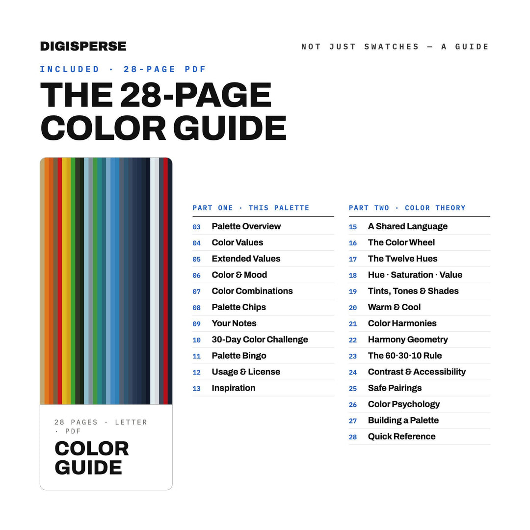Hurricane Season Color Palette | 30 Colors | Hex RGB CMYK | Procreate Swatches + ASE | Digital Download