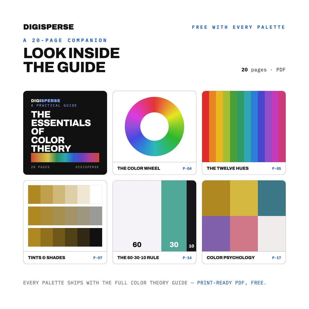 Healing Crystal Grid Color Palette | 30 Procreate Swatches, HEX, RGB, CMYK (Digital Download)