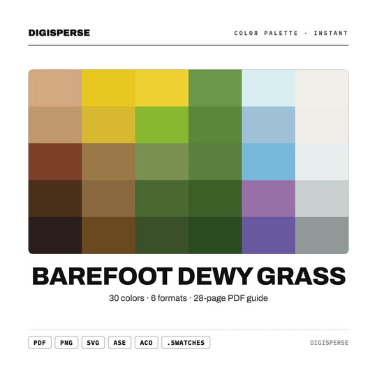 Barefoot Dewy Grass color palette — main preview