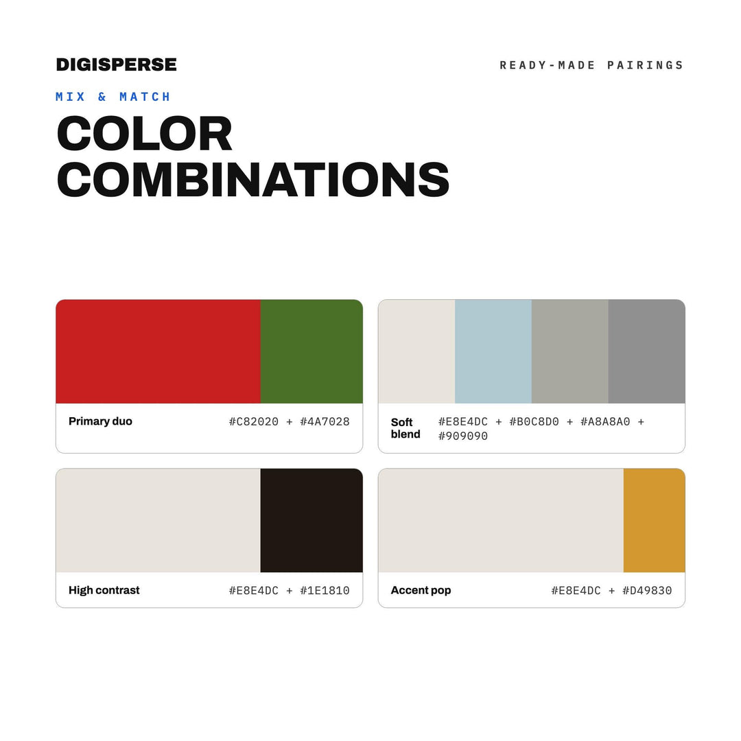 Forest Mushroom Log Color Palette | 30 Earthy Tones (Digital Download)
