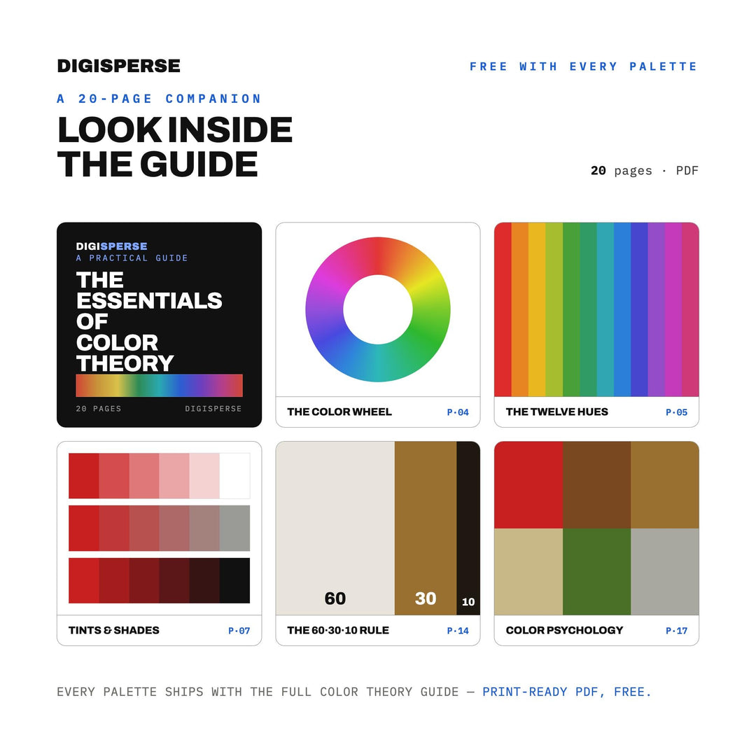 Forest Mushroom Log Color Palette | 30 Earthy Tones (Digital Download)