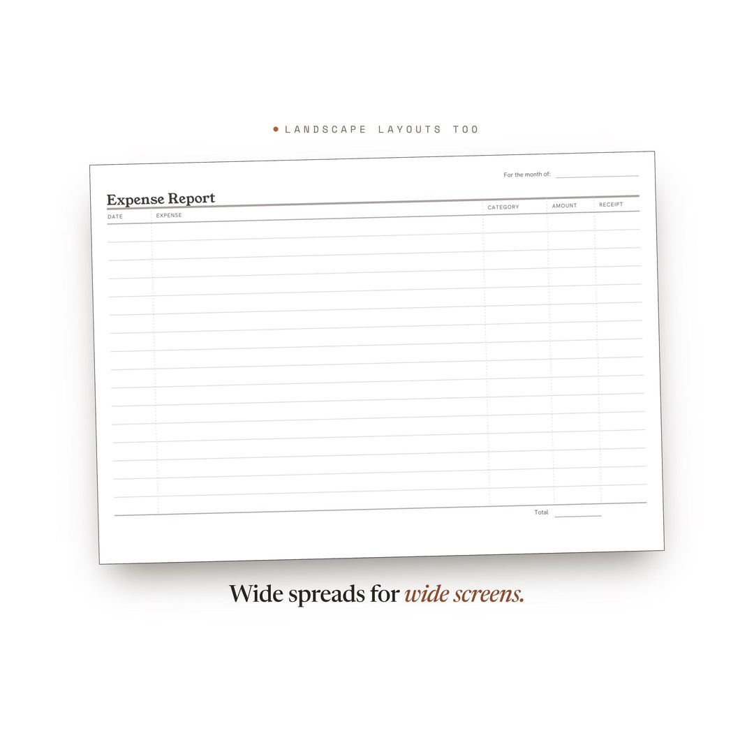 Expense Report printable planner insert — preview image 15 of 20