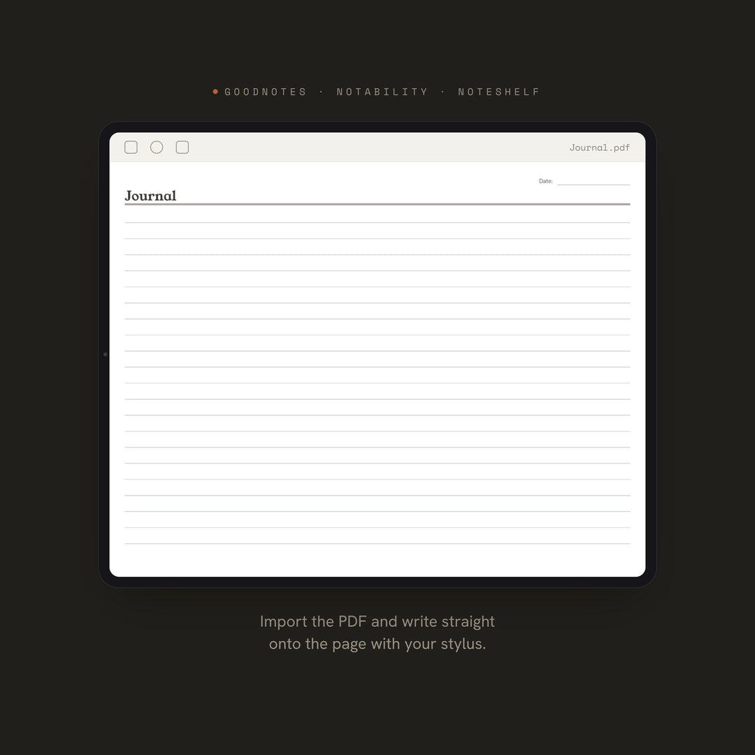 Journal printable planner insert — preview image 5 of 20