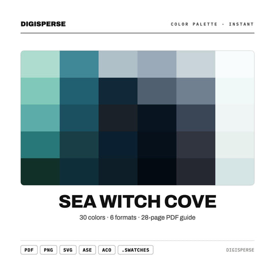 Sea Witch Cove color palette — main preview