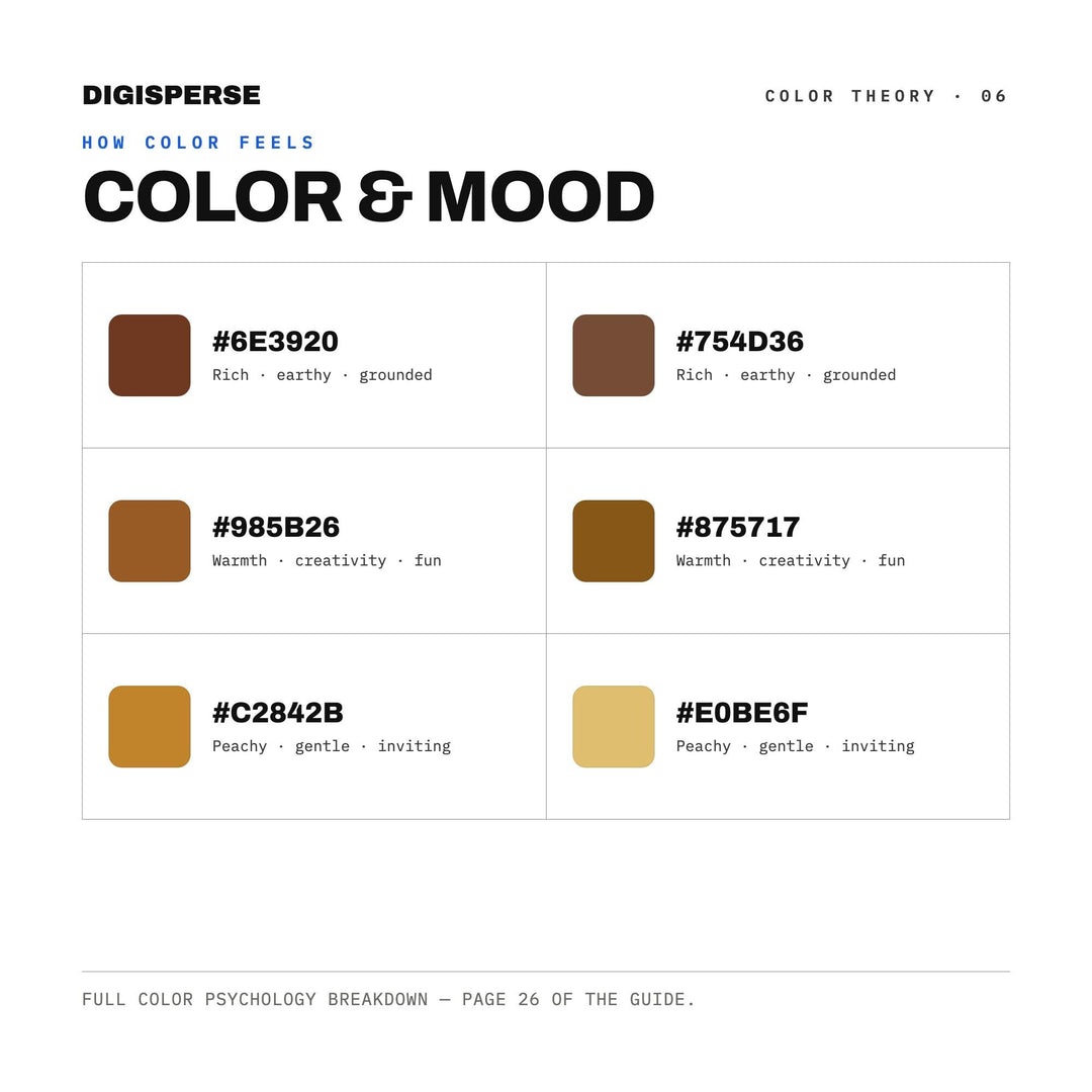Tiger's Eye Color Palette | 30 Colors | Hex RGB CMYK | Procreate Swatches + ASE | Digital Download