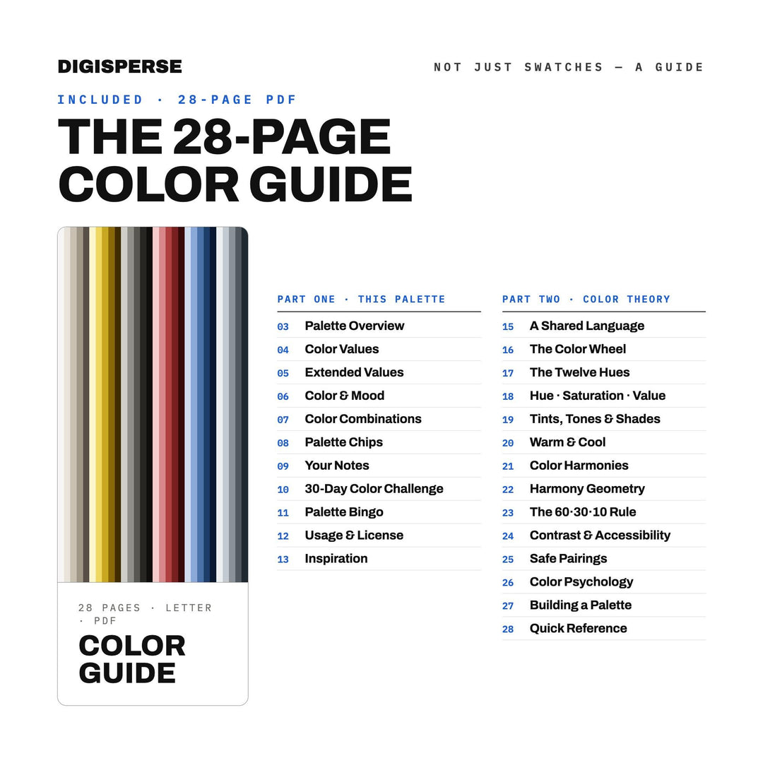 Gold Star Memorial Color Palette | 30 Colors, HEX, RGB, CMYK (Digital Download)
