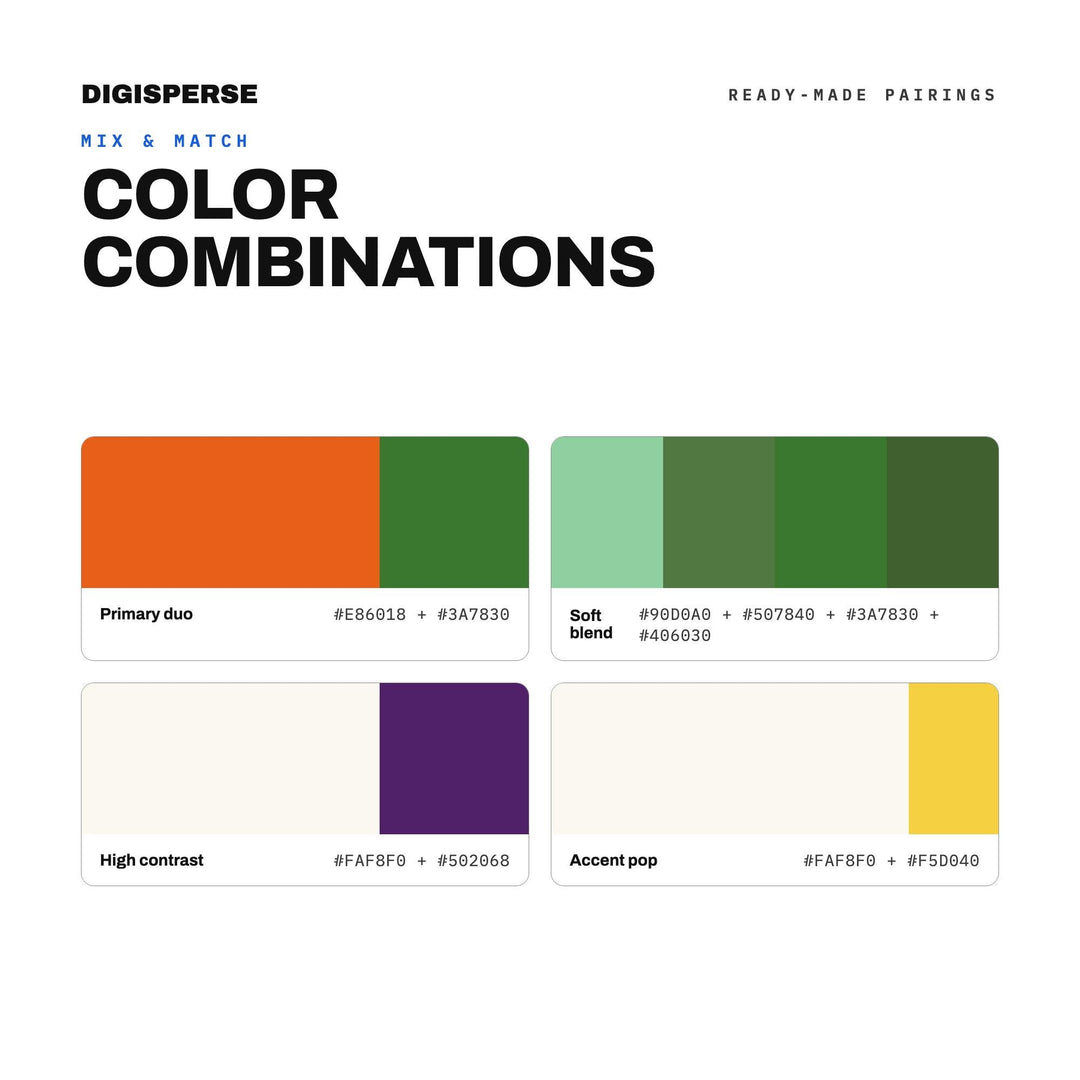 Farmers Market Fresh Color Palette | 30 Procreate Swatches, HEX, RGB, CMYK (Digital Download)