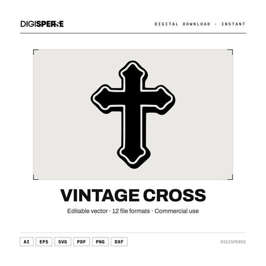 Christian Cross Graphic vector graphic set — main preview