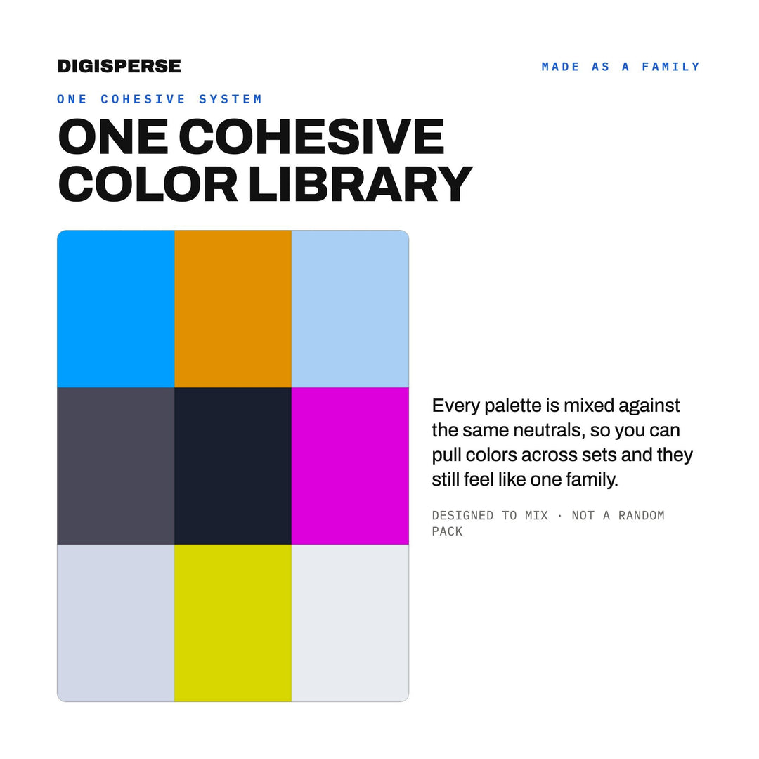 City Nightlife Color Palette Set, 9 After Dark Urban Schemes for Club Flyers, Skyline Art and Modern Loft Interior Design