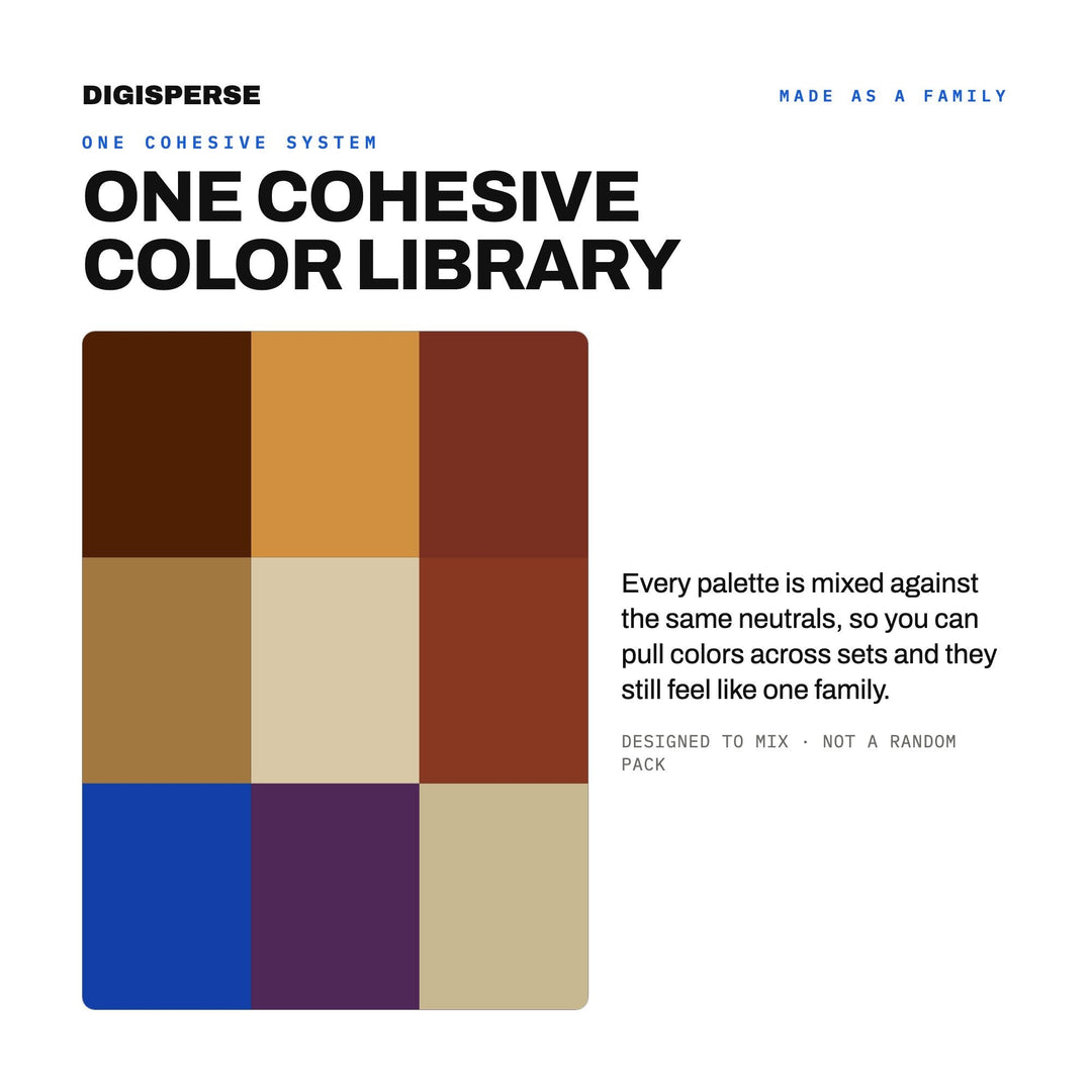 Print Shop Color Palette Set, 11 Ink and Letterpress Schemes for Stationery Brands, Wedding Invites and Editorial Design