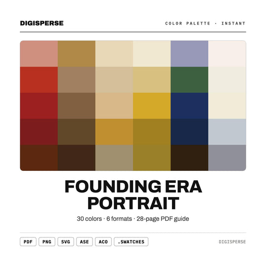 Founding Era Portrait color palette — main preview