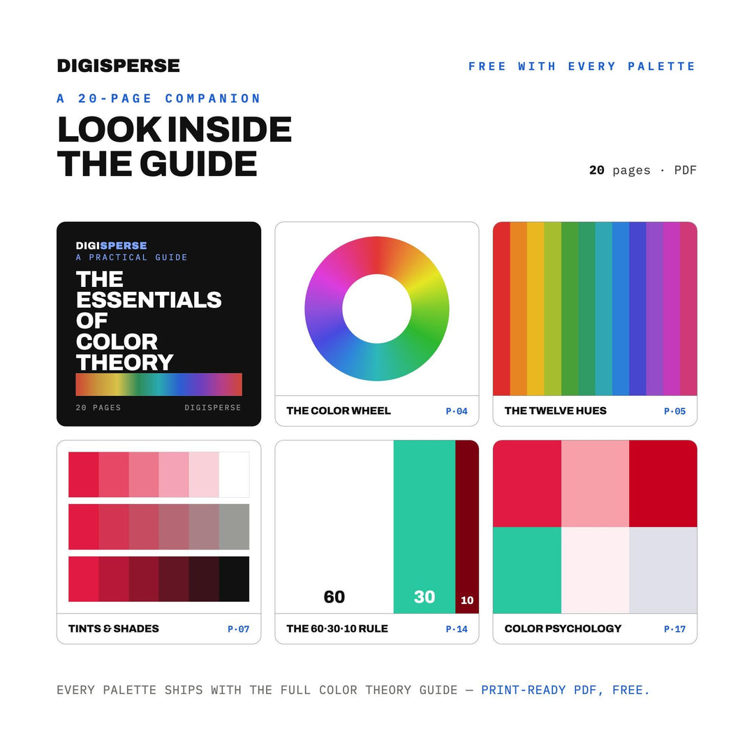 Candy Cane Lane Color Palette | 30 Colors | Hex RGB CMYK | Procreate Swatches + ASE | Digital Download