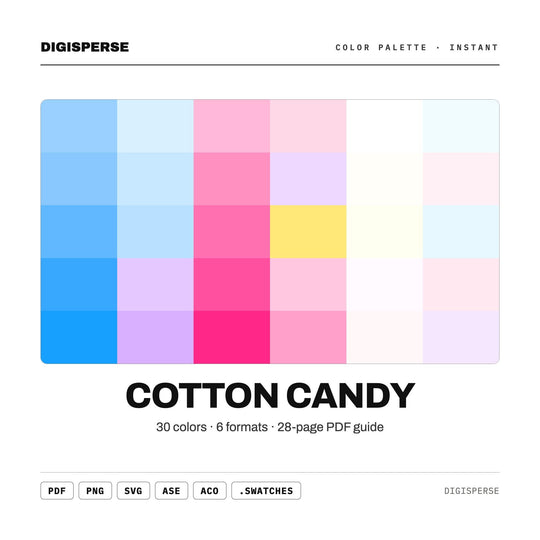 Cotton Candy color palette — main preview