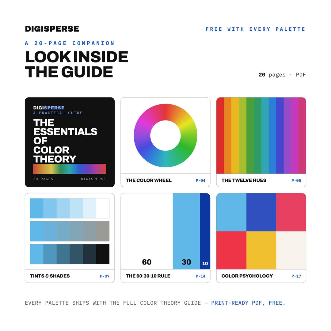 Red, White & Blue Popsicle Color Palette | 30 Colors | Hex RGB CMYK | Procreate Swatches + ASE | Digital Download