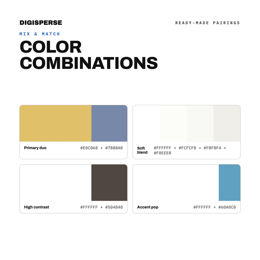 White Salt Flat Color Palette | 30 Minimalist Tones (Procreate, ASE) (Digital Download)